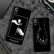 Abstract Art Statue Rose Painted Phone Case