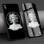 Abstract Art Statue Rose Painted Phone Case
