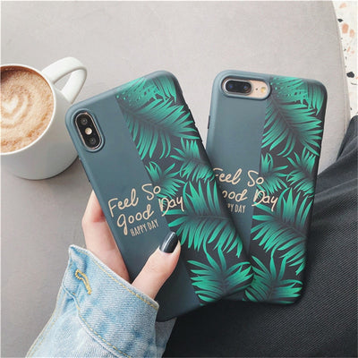 Green Leaves Phone Cases