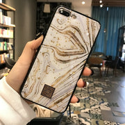 Glitter Gold Marble Case