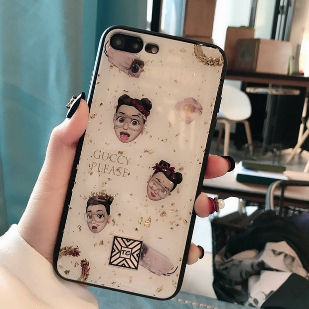 Glitter Gold Marble Case