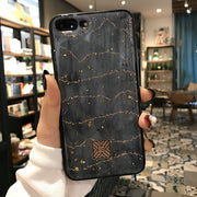 Glitter Gold Marble Case
