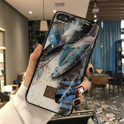 Glitter Gold Marble Case