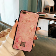 Glitter Gold Marble Case