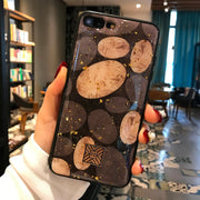 Glitter Gold Marble Case