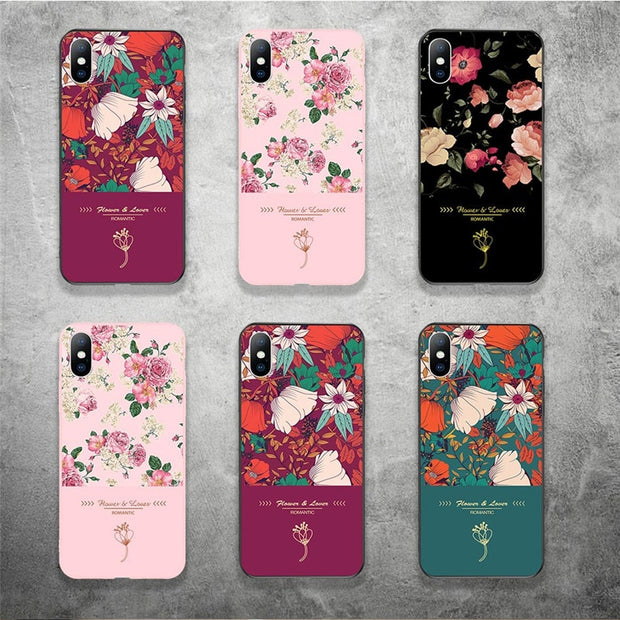 Rose Flower Green Leaves Back Cover