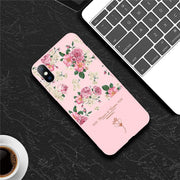 Rose Flower Green Leaves Back Cover