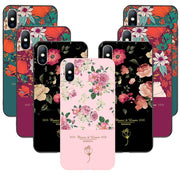 Rose Flower Green Leaves Back Cover