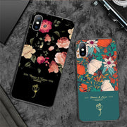 Rose Flower Green Leaves Back Cover