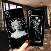 Abstract Art Statue Rose Painted Phone Case