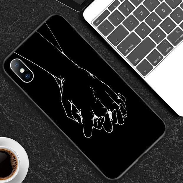 Abstract Art Statue Rose Painted Phone Case