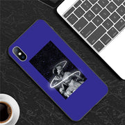 Abstract Art Statue Rose Painted Phone Case
