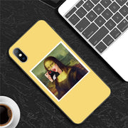 Abstract Art Statue Rose Painted Phone Case