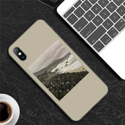 Abstract Art Statue Rose Painted Phone Case