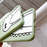 Couples Cartoon Dinosaur  Back Cover