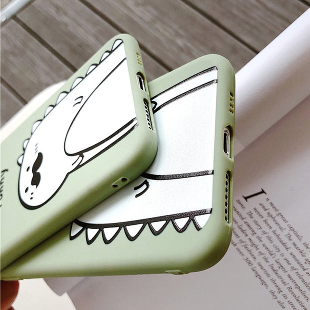Couples Cartoon Dinosaur  Back Cover