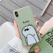 Couples Cartoon Dinosaur  Back Cover