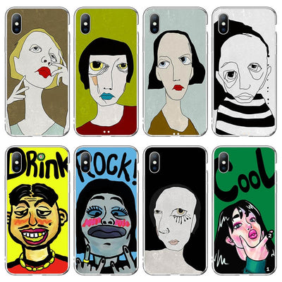 Cartoon Print Phone Case
