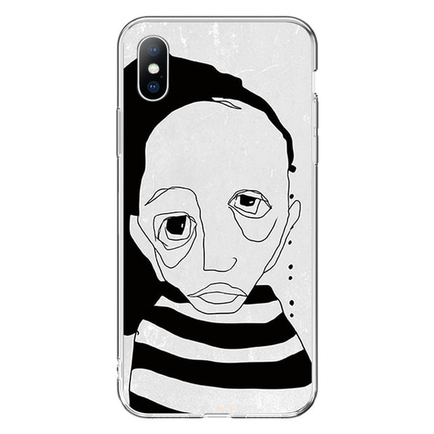 Cartoon Print Phone Case