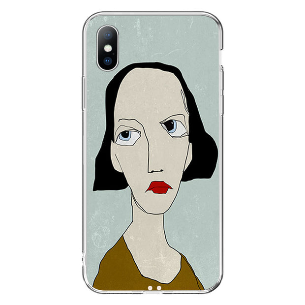 Cartoon Print Phone Case