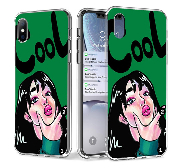 Cartoon Print Phone Case