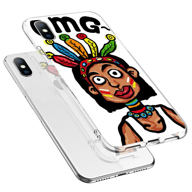 Cartoon Print Phone Case