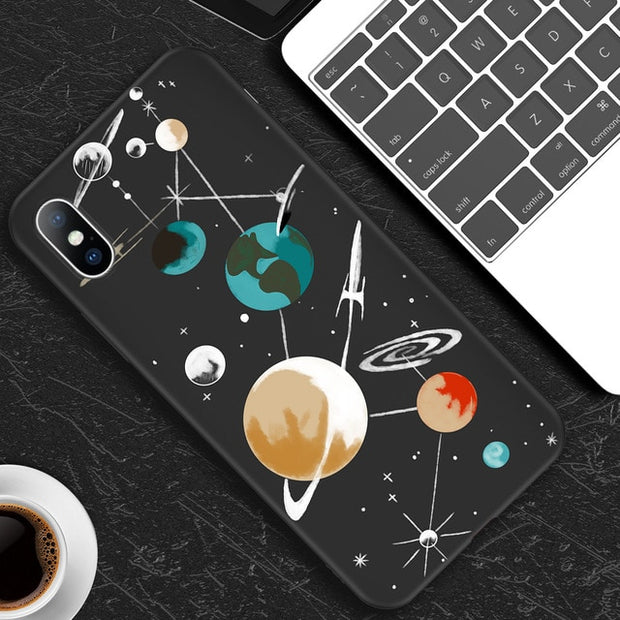 Cartoon Spaceship Phone Case