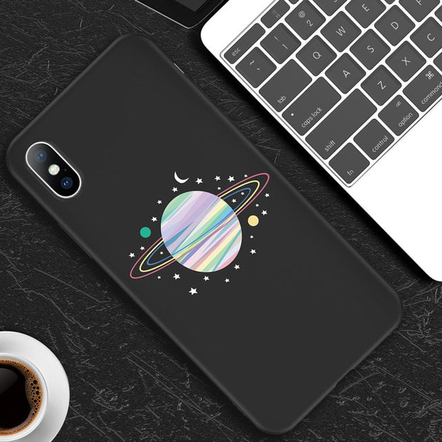 Cartoon Spaceship Phone Case